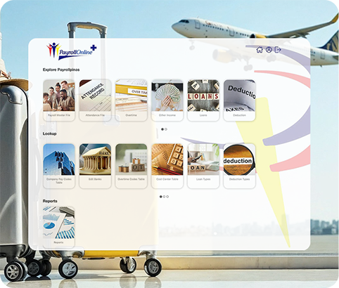 HROnline+ App Interface